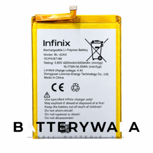 Infinix Note 4 Battery BL-42AX – Powerful 4300mAh Original