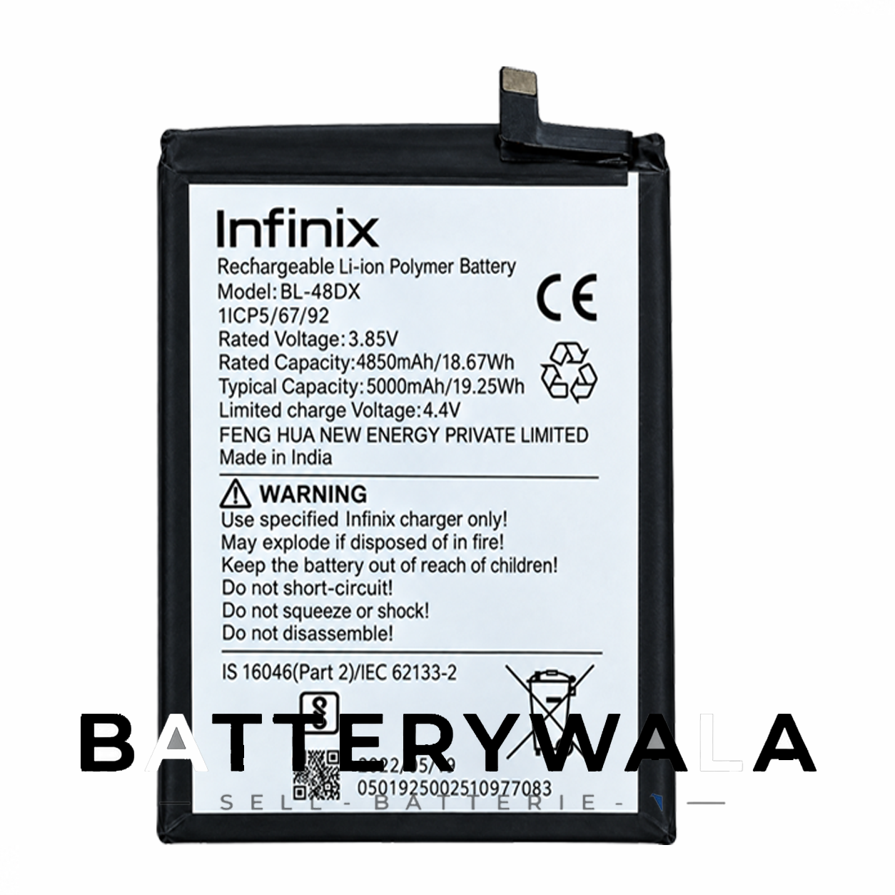 Infinix Hot 11 Battery BL-48DX – Powerful 5000mAh