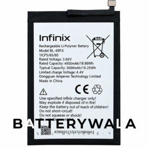 Infinix Hot 10 Lite Battery BL-49FX – Powerful 5000mAh