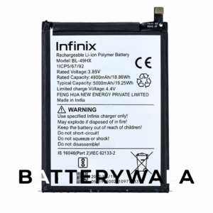 Infinix Hot 20 5G Battery BL-49HX – Powerful 5000mAh