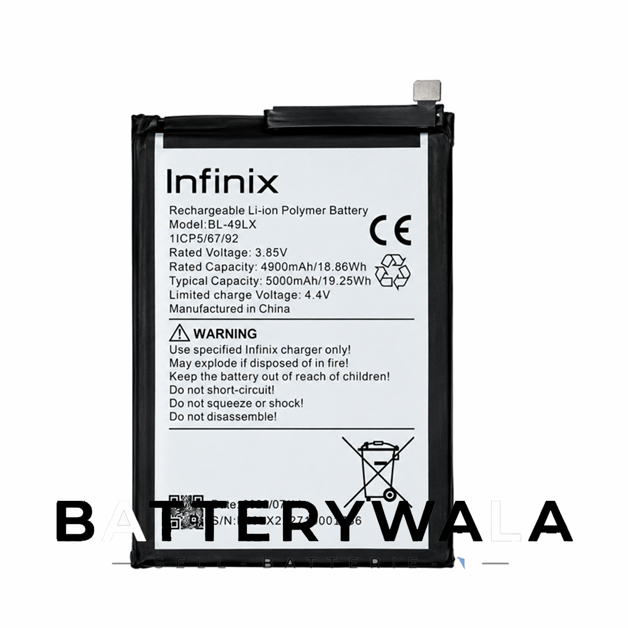 Infinix Hot 12 Battery BL-49LX – Powerful 5000mAh