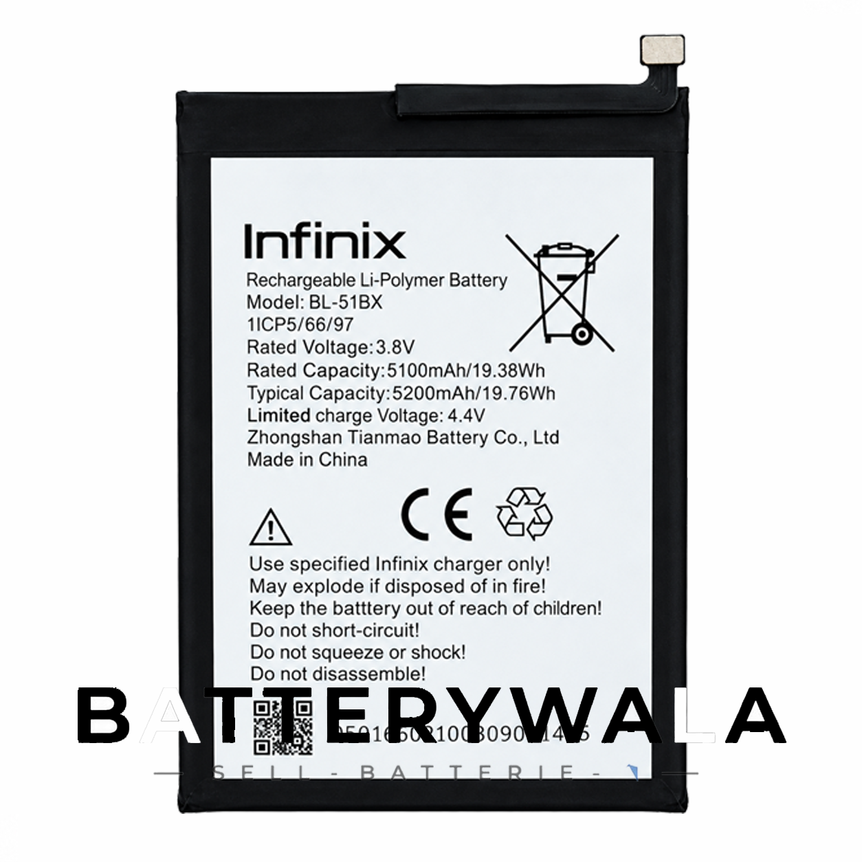 Infinix Note 8i Battery BL-51BX – Powerful 5200mAh