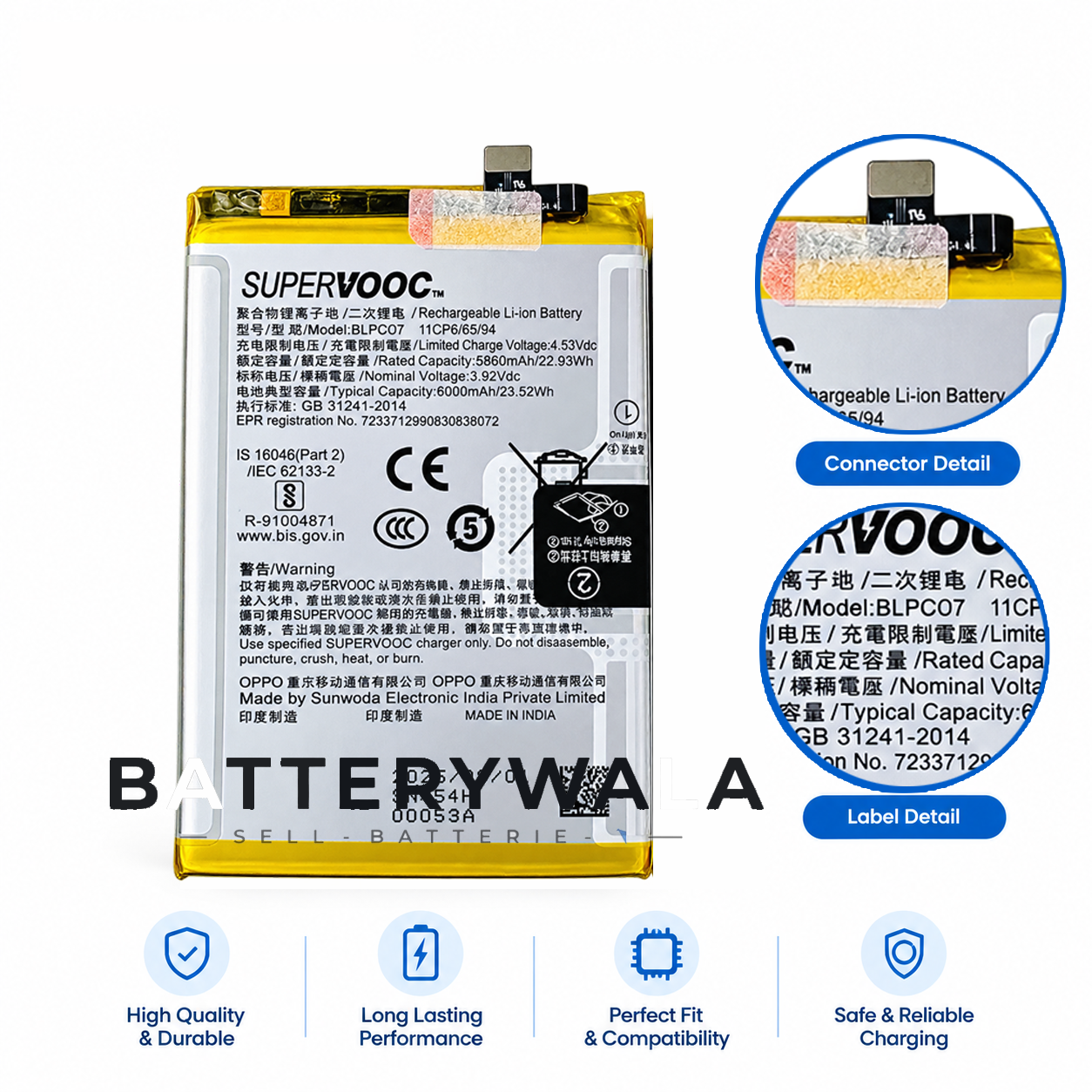 Realme 14T 5G Battery BLPC07 – Powerful Original Replacement - Image 3