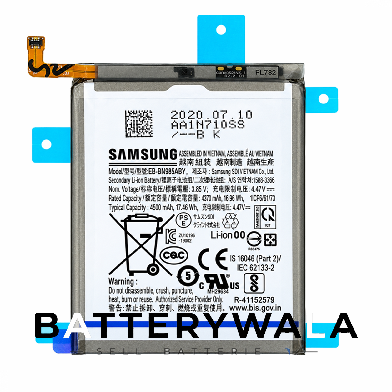 Samsung Galaxy Note 20 Ultra Battery EB-BN985ABY – Powerful 4500mAh Original