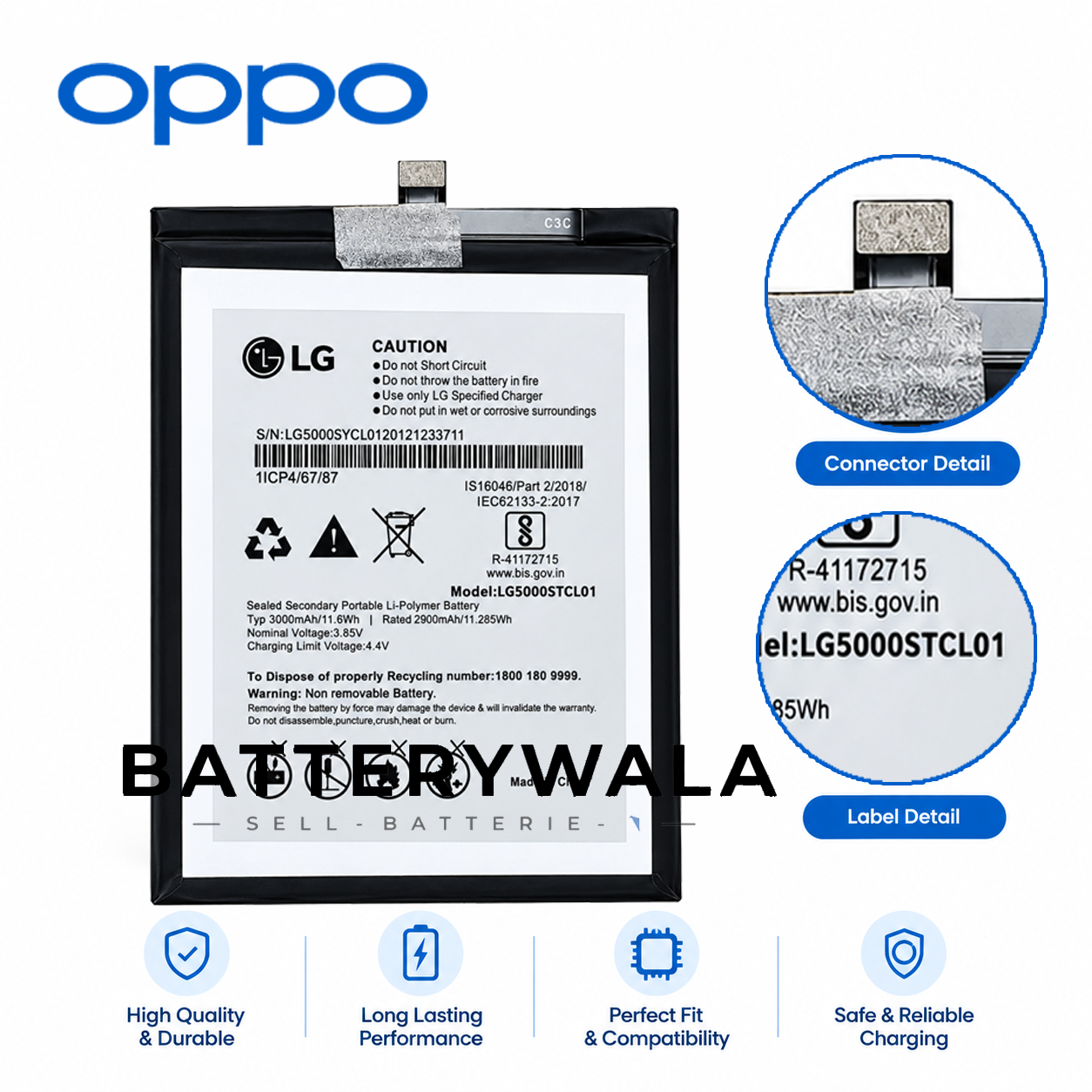 LG W41 Pro Battery LG5000STCL01 – Powerful 5000mAh - Image 3