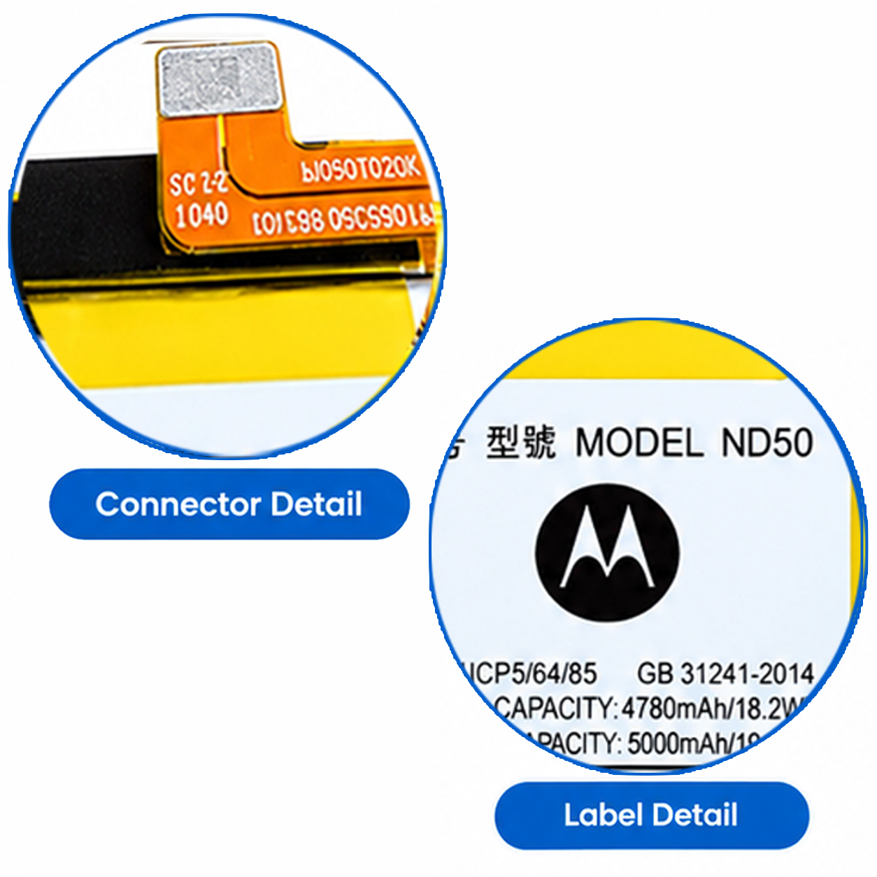 Motorola Moto G62 5G Battery ND50 – Powerful 5000mAh Original - Image 3